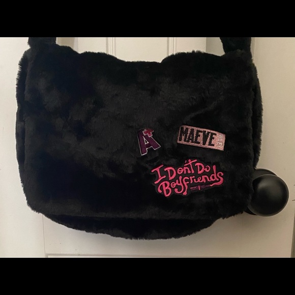 H&M black fur crossbody bag - Picture 2 of 4